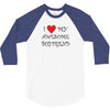 I Love My Boyfriend 3/4 Sleeve Shirt