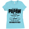 I'm Called Papaw Because I'm Way Too Cool To Be Called Grandfather Ladies Fitted T-Shirt