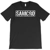 samcro funny retro biker gang sons fancy dress anarchy vintage T-Shirt