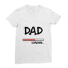 dad loading Ladies Fitted T-Shirt