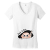 Peek a Boo Women's V-Neck T-Shirt