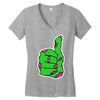 zombie okay Women's V-Neck T-Shirt
