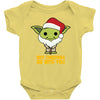 may cristmas be with you yoda Baby Bodysuit