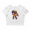 rockin out with gary wolfman Crop Top