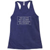 no guts no glory no legend no story slogan Racerback Tank
