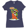 michelangelo's pizza Ladies Fitted T-Shirt