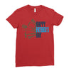 happy father&rsquo;s day Ladies Fitted T-Shirt