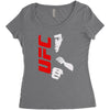 bruce lee family ufc Women's Triblend Scoop T-shirt