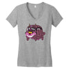 new cat bus Women's V-Neck T-Shirt