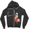 bird and loathing Zipper Hoodie