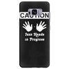 caution! jazz handsfunny jazz dance comic boogie camp trumpet Samsung Galaxy S8 Plus Case