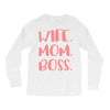 wife boss mom Long Sleeve Shirts
