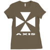 axis records Ladies Fitted T-Shirt