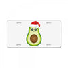 santa avocado License Plate
