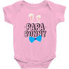 papa bunny Baby Bodysuit