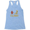 i'll wait Racerback Tank