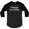 happy monday 3/4 Sleeve Shirt