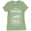 Vintage Aged To Perfection 1968 Ladies Fitted T-Shirt