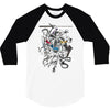 ninja aliens 3/4 Sleeve Shirt