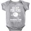 forrest gump   ping pong camp   cult film Baby Bodysuit