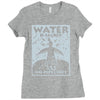 water is sacred no pipelines Ladies Fitted T-Shirt