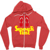 summer time flip flops Zipper Hoodie