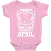 Never Underestimate Dog Rescuer Who Was Born April Baby Onesie