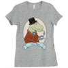 tea rex Ladies Fitted T-Shirt