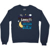 grandma moon&amp;back Crewneck Sweatshirt