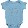 carl sagan's voyager golden record Baby Onesie
