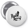 rad racing Pin-back button