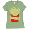 fries with that Ladies Fitted T-Shirt