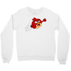now with fists Crewneck Sweatshirt