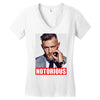 conor mcgregor notorious Women's V-Neck T-Shirt