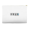 rock paper scissors hadouken Accessory Pouches