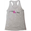 i can &amp; i will Racerback Tank