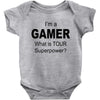 gamer baseball Baby Bodysuit