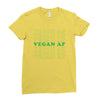 Vegan Af Ladies Fitted T-Shirt