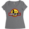hawkins lab parody Women's Triblend Scoop T-shirt