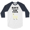 Save The Drama For Your Lama 3/4 Sleeve Shirt