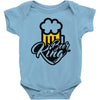 beer king Baby Onesie