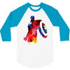 full color 3/4 Sleeve Shirt
