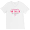 On Wednesdays We Smash The Patriarchy V-Neck Tee