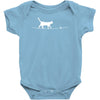 rope heart cat Baby Bodysuit