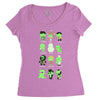 Funny Cthulhu T Shirts Women's Triblend Scoop T-shirt