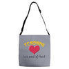 teaching is a work of heart Adjustable Strap Totes