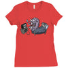 monster found something better Ladies Fitted T-Shirt