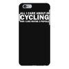 all i care about is cycling and maybe 3 people and food iPhone 6 Plus/6s Plus Case
