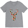 christmas deer V-Neck Tee