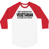 vegetarian ask yourself why not vegan food foodie tofu geek tee shirt 3/4 Sleeve Shirt